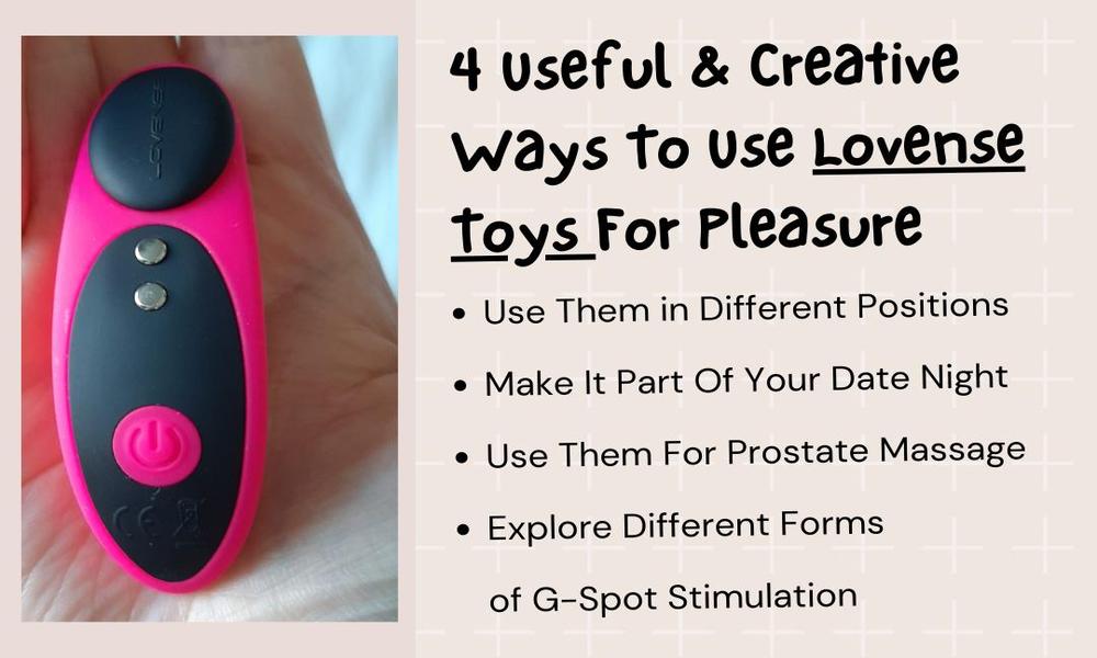 4 Useful & Creative Ways To Use Lovense Toys For Pleasure